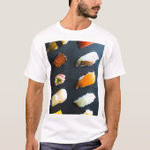 T-shirt Classic Sushi Set – 10 classic pieces on a stone p (Devant)