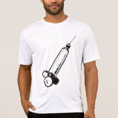 T-shirt Classic Syringe Sketch Medical Equipment (Devant)