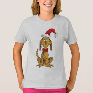 T-shirt Classic The Grinch Max - Santa Hat