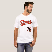 T-shirt Classic Tigers Baseball 76 (Devant entier)