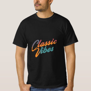 T-Shirt Classic Vibes Inspiré Rétro - St intempore