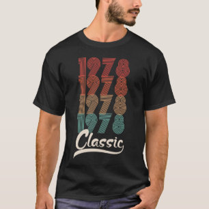 T-shirt Classic Vintage 1978