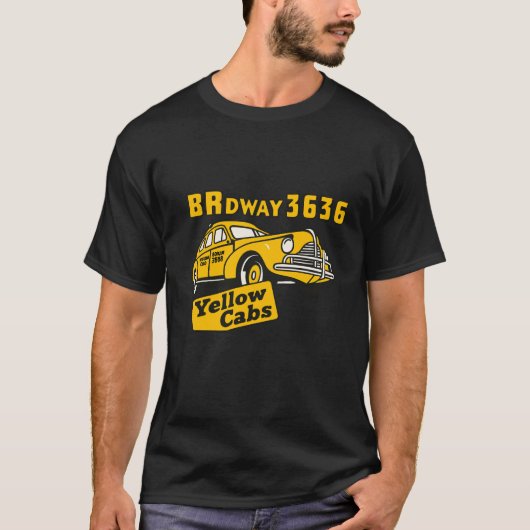 T-shirt Classic Yellow Cab (Devant)