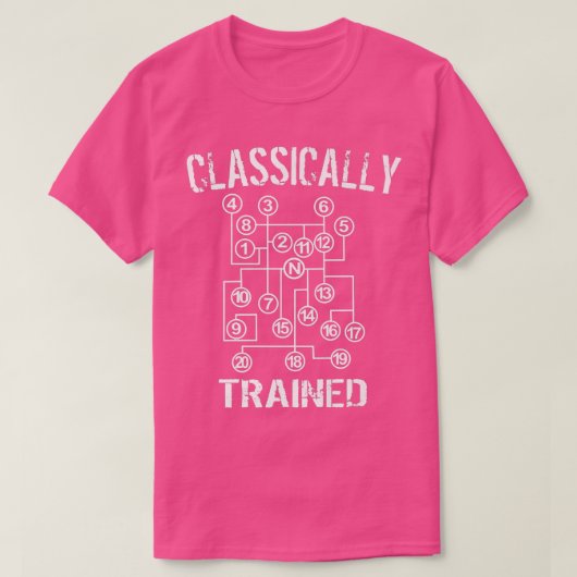 T-shirt Classically Trained Truck Driver 20 Gear Shift Pat (Design devant)