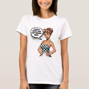 T-shirt Classieux, Sassy, et un Peu Impertinent – Sarcasti