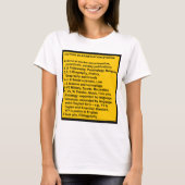 T-shirt Classification extensive de coupe (Devant)