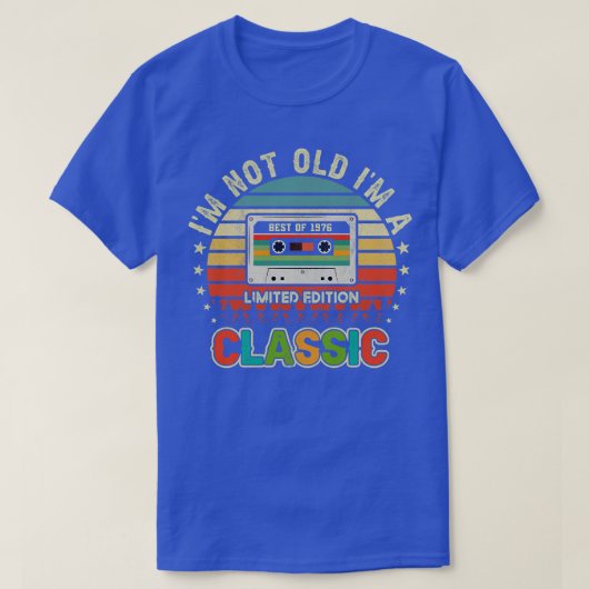T-shirt Classique 1976 45 Ans Cadeaux Anniversaires Pour H (Design devant)