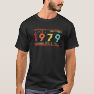 T-shirt Classique 1979 Anniversaire Vintage original Né E