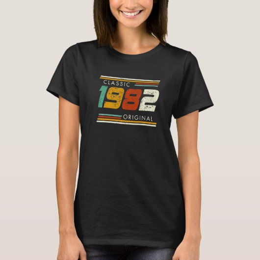 T-shirt Classique 1982 Original Vintage (Devant)