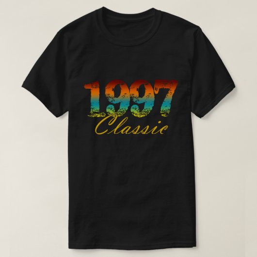 T-shirt Classique 1997 Tee Born en 1997 Cadeaux d'annivers (Design devant)