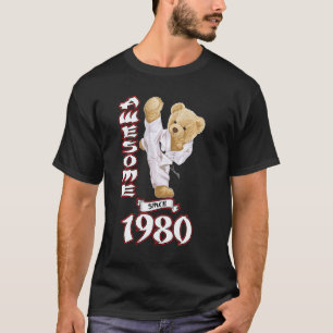 T-shirt Classique 43e anniversaire hommes femmes 1980 Incr