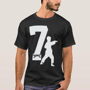 T-shirt Classique 7e anniversaire Karaté Taekwondo 7 ans