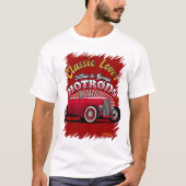 T-shirt classique à design de voiture (Devant)