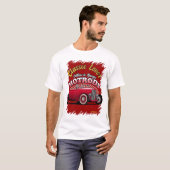 T-shirt classique à design de voiture (Devant entier)