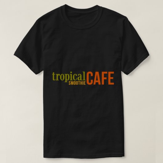 T-shirt classique à la lisse tropicale (Design devant)