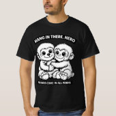 T-shirt classique à motif Punch-kun singe (Devant)