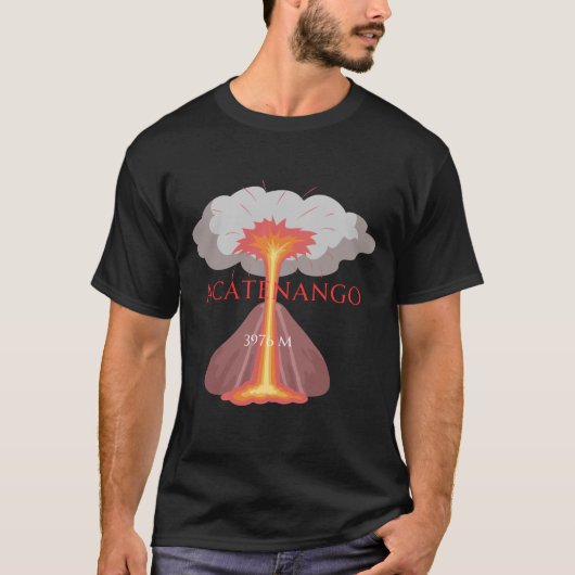 T-shirt classique Acatenango de Volcan (Devant)