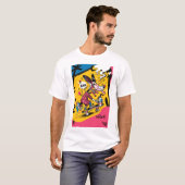 T-shirt classique américain de conception de tatou (Devant entier)