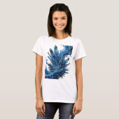 T-shirt Classique Argent ELEMENT EAU Art Porter (Devant entier)