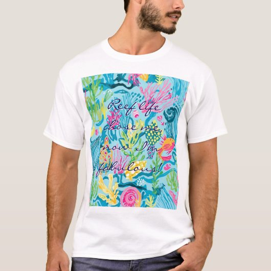 T-shirt classique au graphisme élégant (Devant)