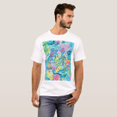 T-shirt classique au graphisme élégant (Devant entier)