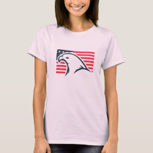 T-shirt classique avec Aigle Mark des USA