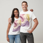 T-shirt classique avec graphique abstrait stylé (Unisexe)