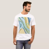 T-shirt classique avec un graphique abstrait stylé (Devant entier)
