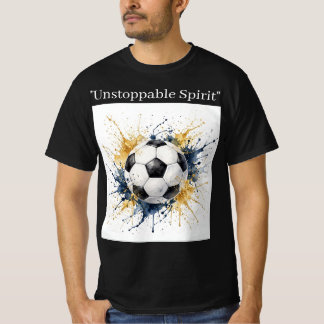 T-shirt Classique ballon de football à l'aquarelle - Art m