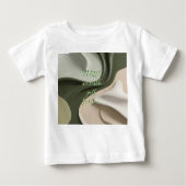 T-shirt classique bébé en graphisme élégant (Devant)