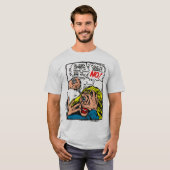 T-shirt classique "blessure à l'oeil" (Devant entier)