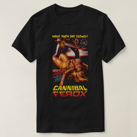 T-shirt classique Cannibal Ferox (Design devant)