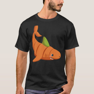 T-shirt classique carotte requin