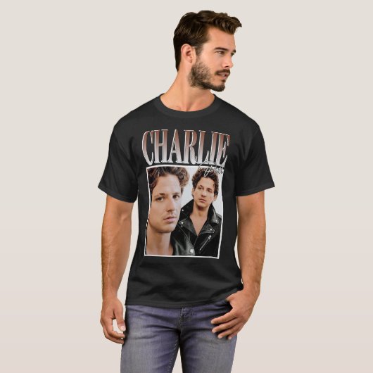 T-shirt classique Charlie puth (Devant entier)