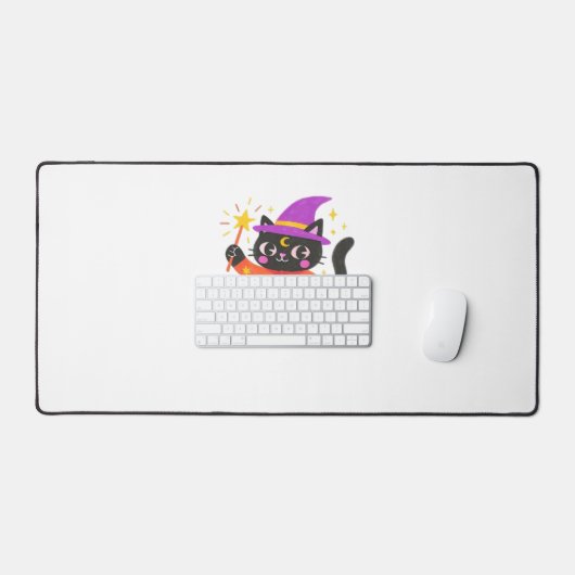 T-Shirt classique chatte celestial étincelant (Clavier et souris)