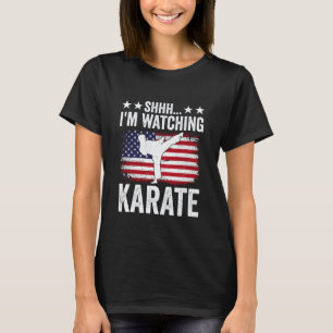 T-shirt Classique Chut je regarde le karaté drôle d'art ma