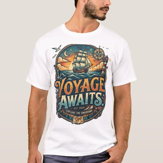 T-Shirt Classique Confort Designer (Devant)