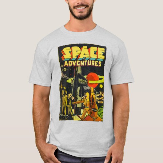 T-Shirt classique d'aventures spatiales (Devant)