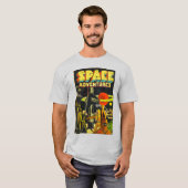 T-Shirt classique d'aventures spatiales (Devant entier)