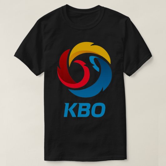 T-shirt classique de baseball KBO en Corée (Design devant)