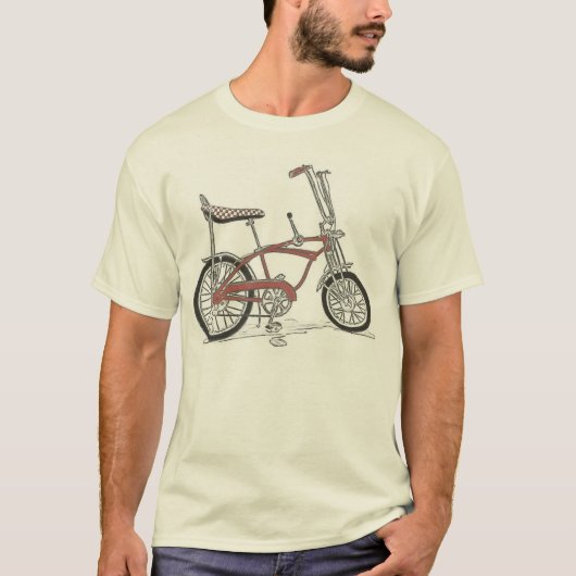 T-shirt classique de bicyclette de vélo de siège (Devant)