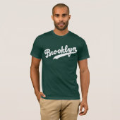 T-shirt classique de Brooklyn - de Forest Green (Devant entier)