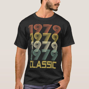 T-shirt classique de cadeau de 1979 de naissance