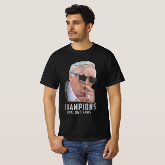 T-shirt Classique de Carlo Ancelotti (Devant entier)