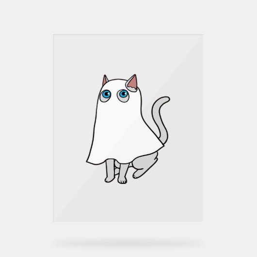 T-Shirt classique de chat fantôme_1 (Recto)