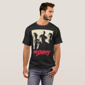 T-shirt classique de la bande de Saints Punk (Devant entier)