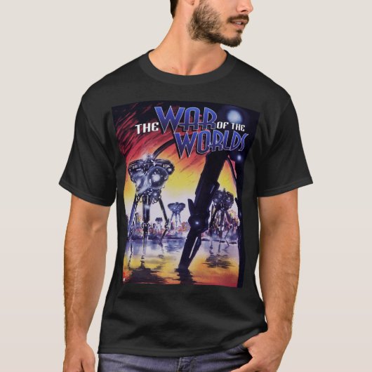 T-shirt classique de la Guerre des Mondes (Devant)