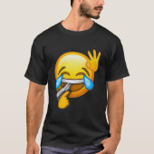 T-shirt classique de l'Emoji de rire (Devant)