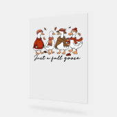 T-shirt classique de l'oie d'automne (Angle)