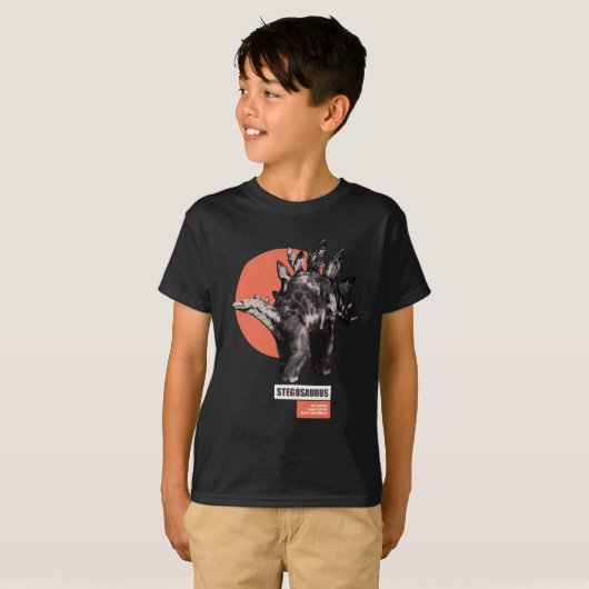 T-shirt Classique de Stegosaurus (Devant entier)